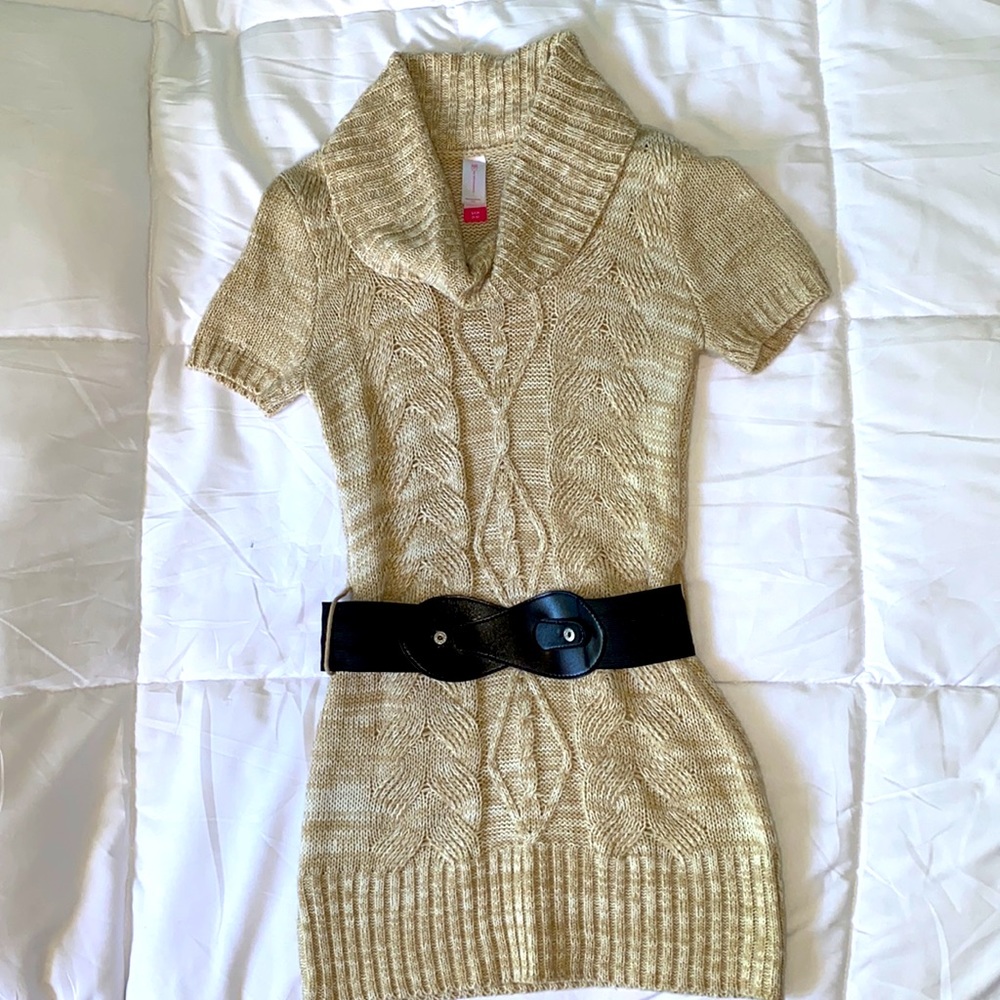 warm cream sweater!!